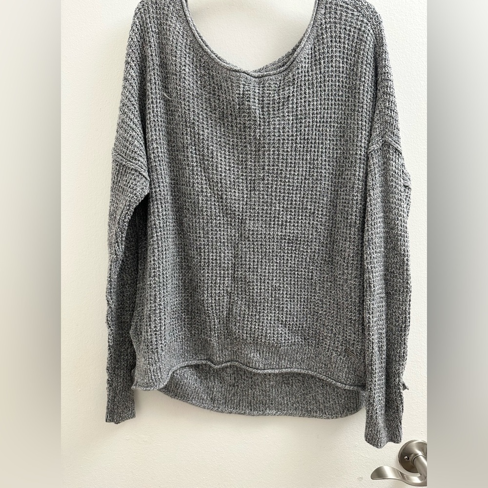 Hollister, grey medium sweater